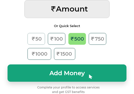 Add Money to Your Wallet